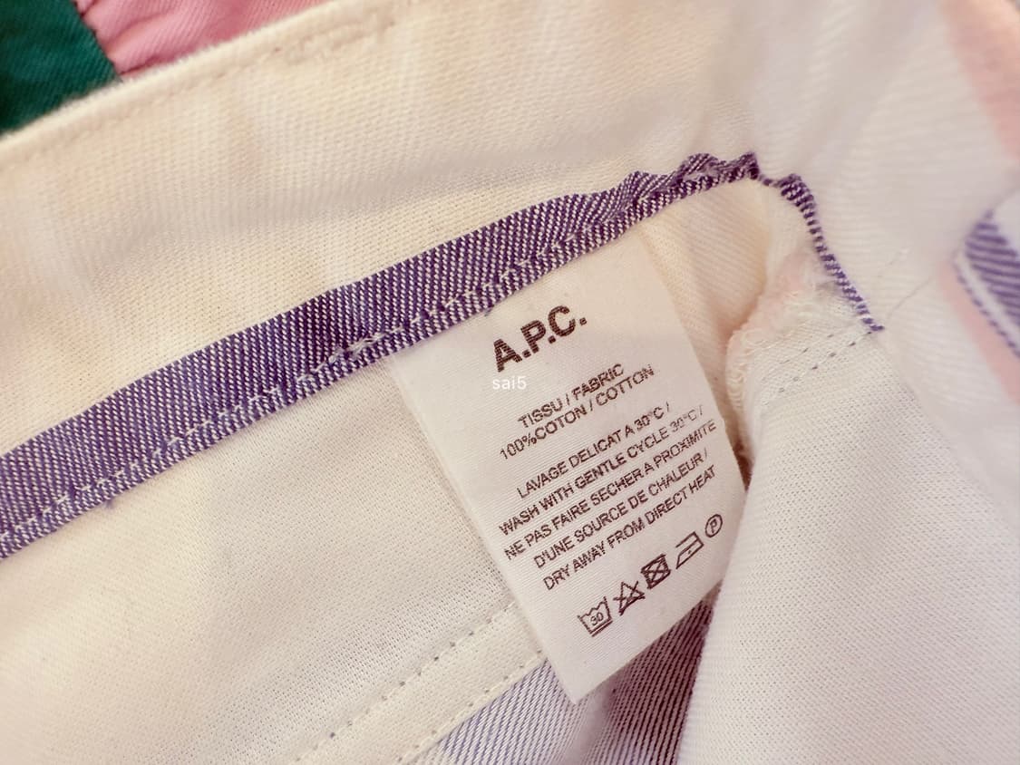 A.P.C 아페쎄 스트라이프 핫팬츠  상품이미지4
