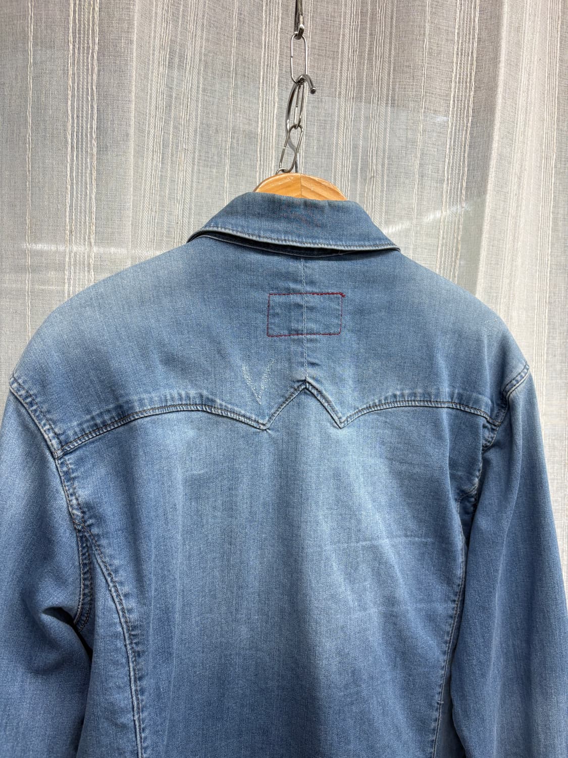 Buckaroo 버커루 빈티지 라이트워시 웨스턴 데님 셔츠 Size: L 상품이미지5