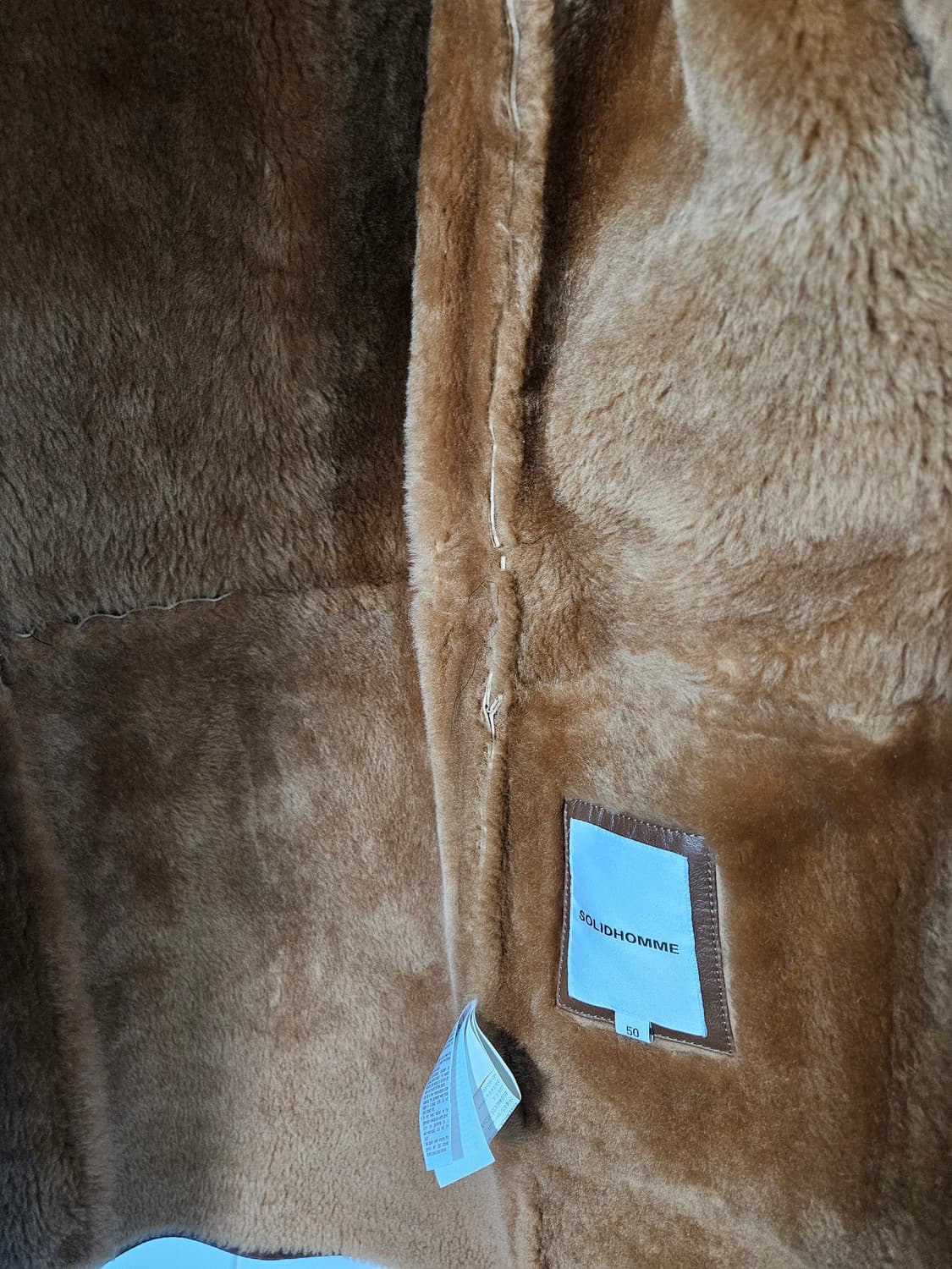 정가350) 솔리드옴므 롱 무스탕 50 상품이미지2