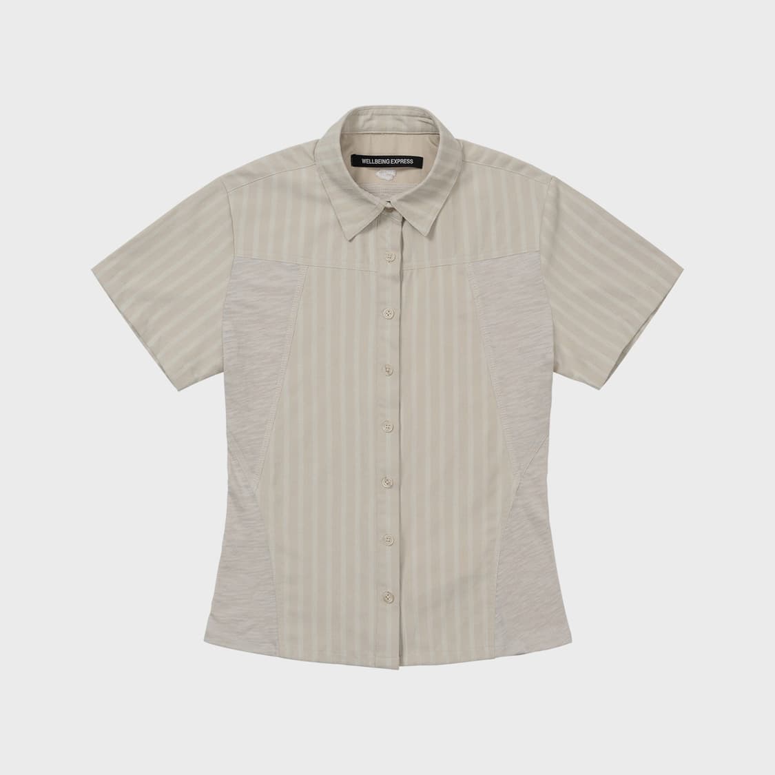 Half Sleeve Hiking Shirt 반팔 셔츠 아이보리 상품이미지1