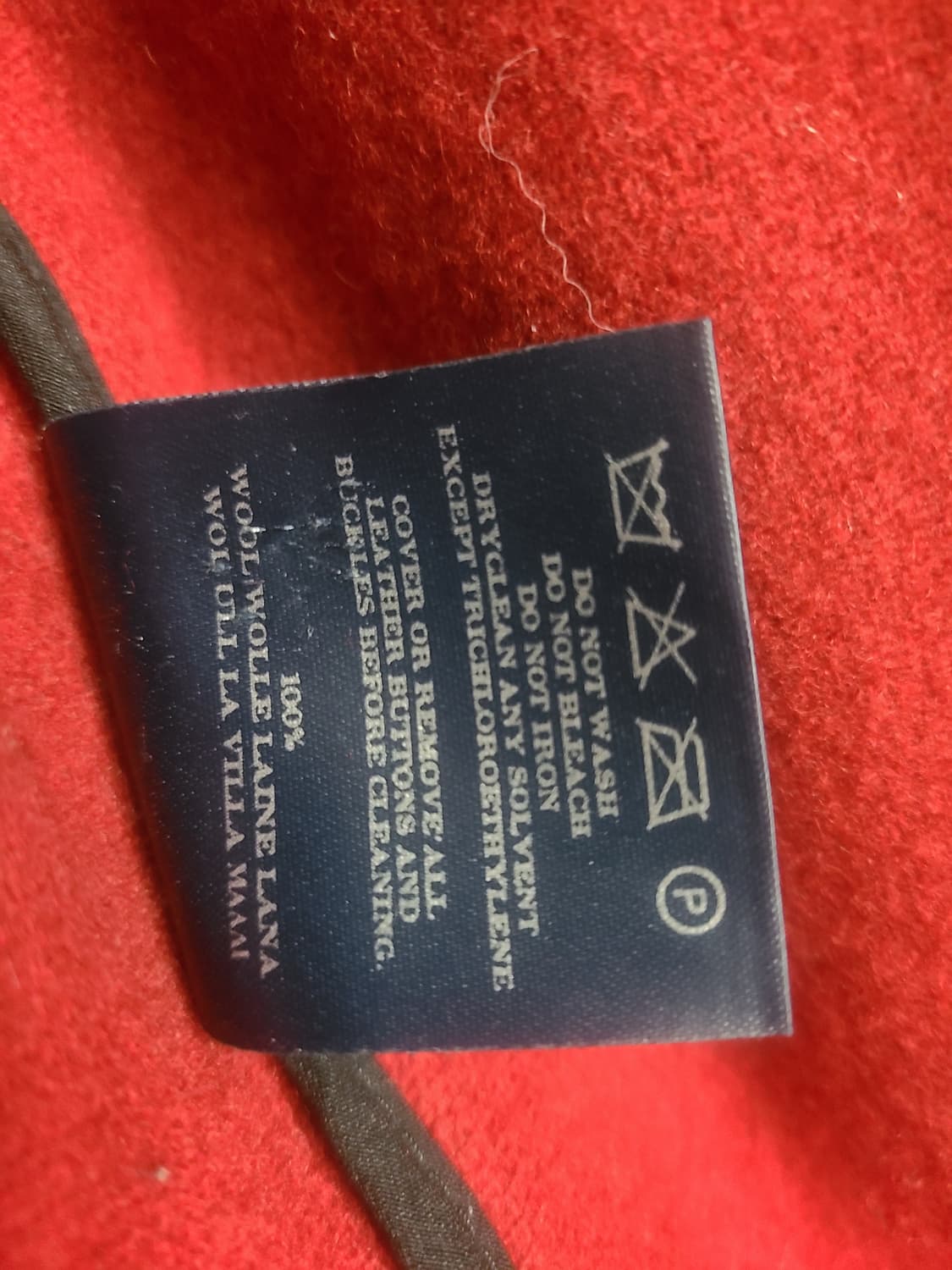 올드스쿨 버버리 레드 더플코트(55-66) 상품이미지6