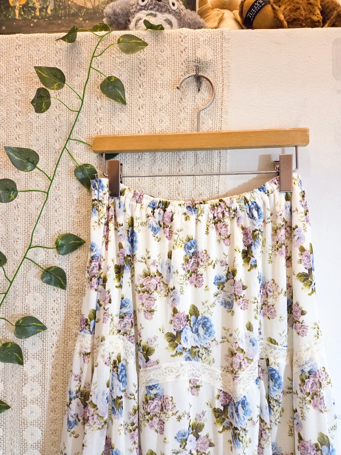 L'est rose 플라워 언발 스커트 상품이미지2