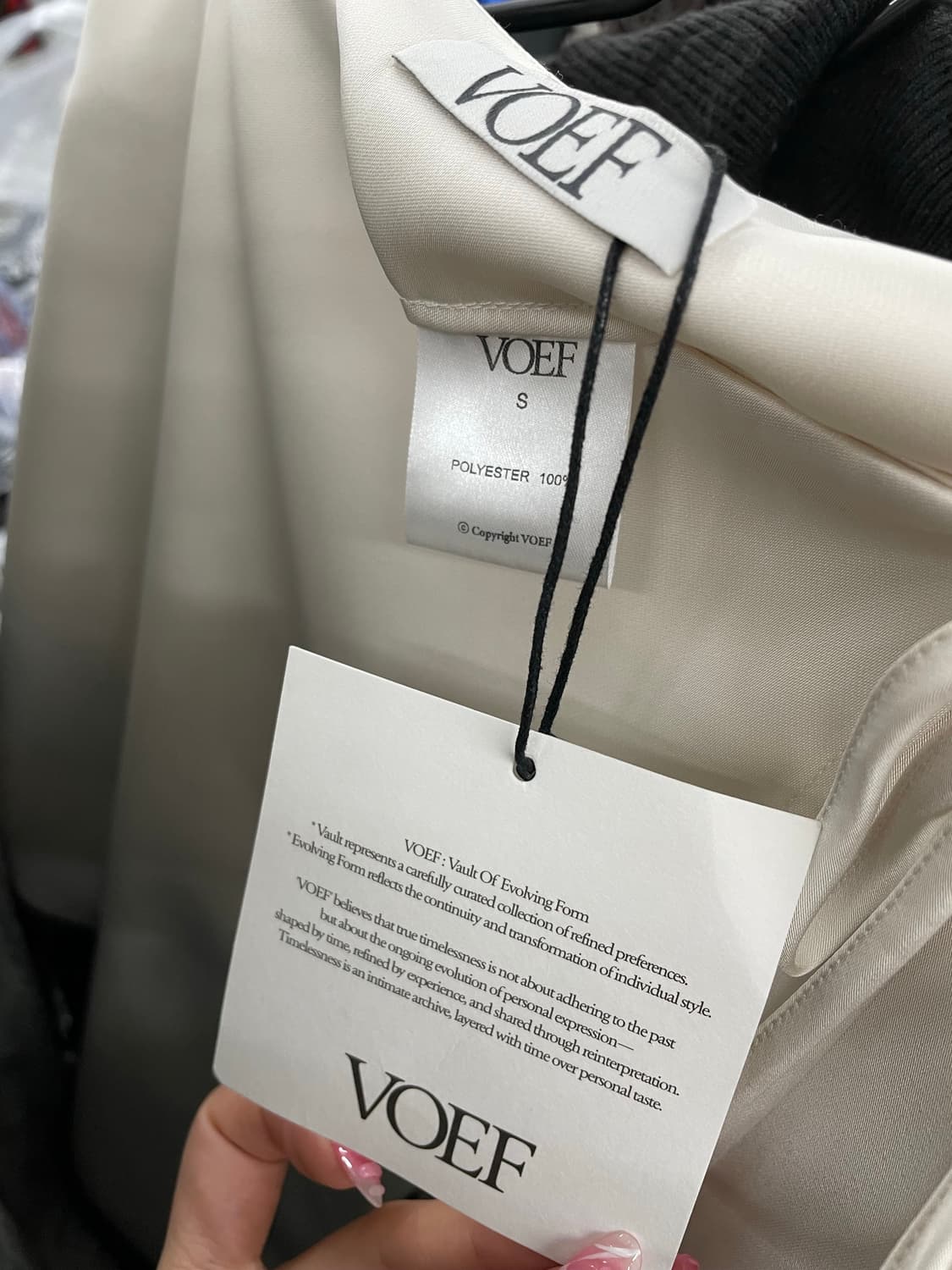 새틴 레이스 언발 스커트 *택 상품이미지9