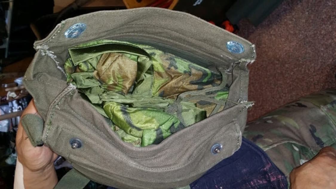 미군 월남전 빈티지 캔버스 크로스백 상품이미지7