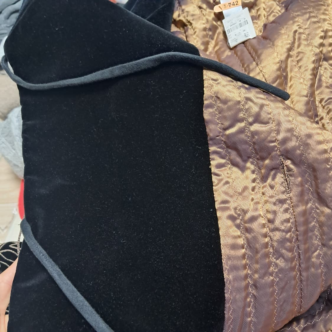 정품 겐조 플라워 자수 벨벳 롱 코트 55~66 상품이미지4