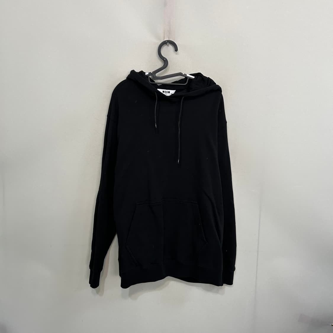 MSGM 여성 오버핏 후드 티셔츠 S 상태최상 블랙 상품이미지2