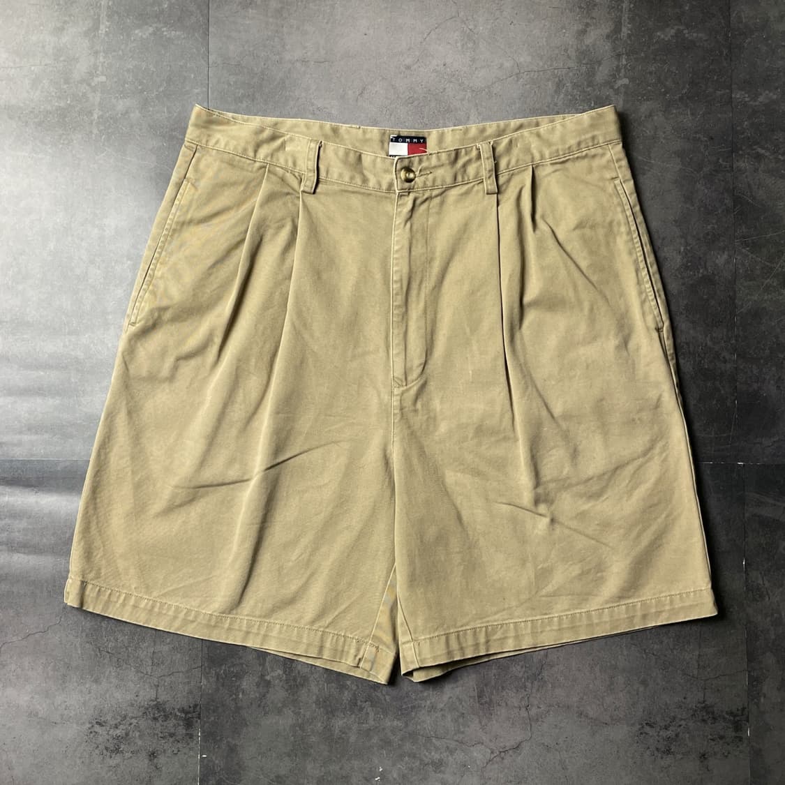 TOMMY HILFIGER 00s 토미힐피거 핀턱 하프팬츠 A01190 상품이미지1