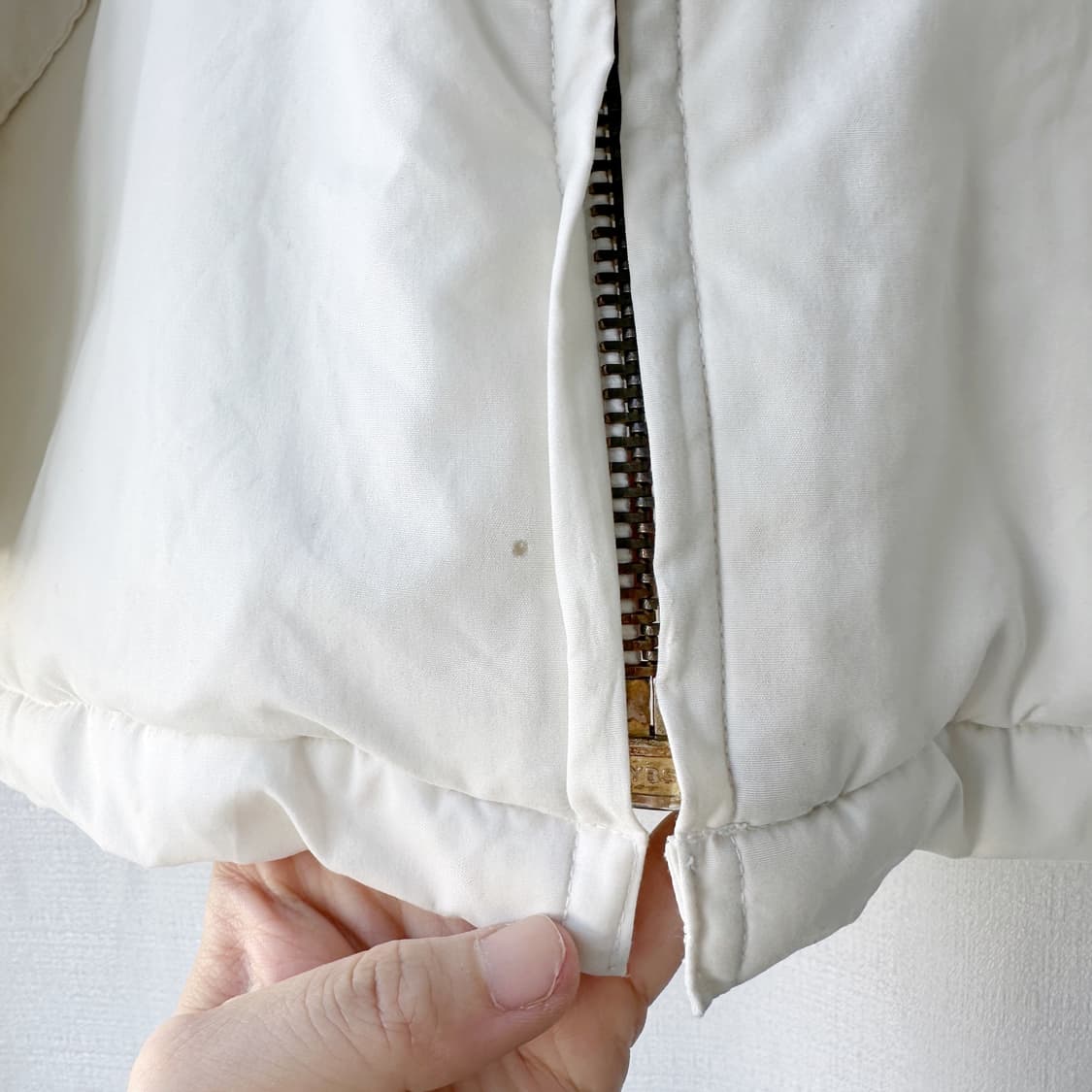 폴로 랄프로렌 90s 자수 와펜 패디드 후디 점퍼 화이트 EL 상품이미지6