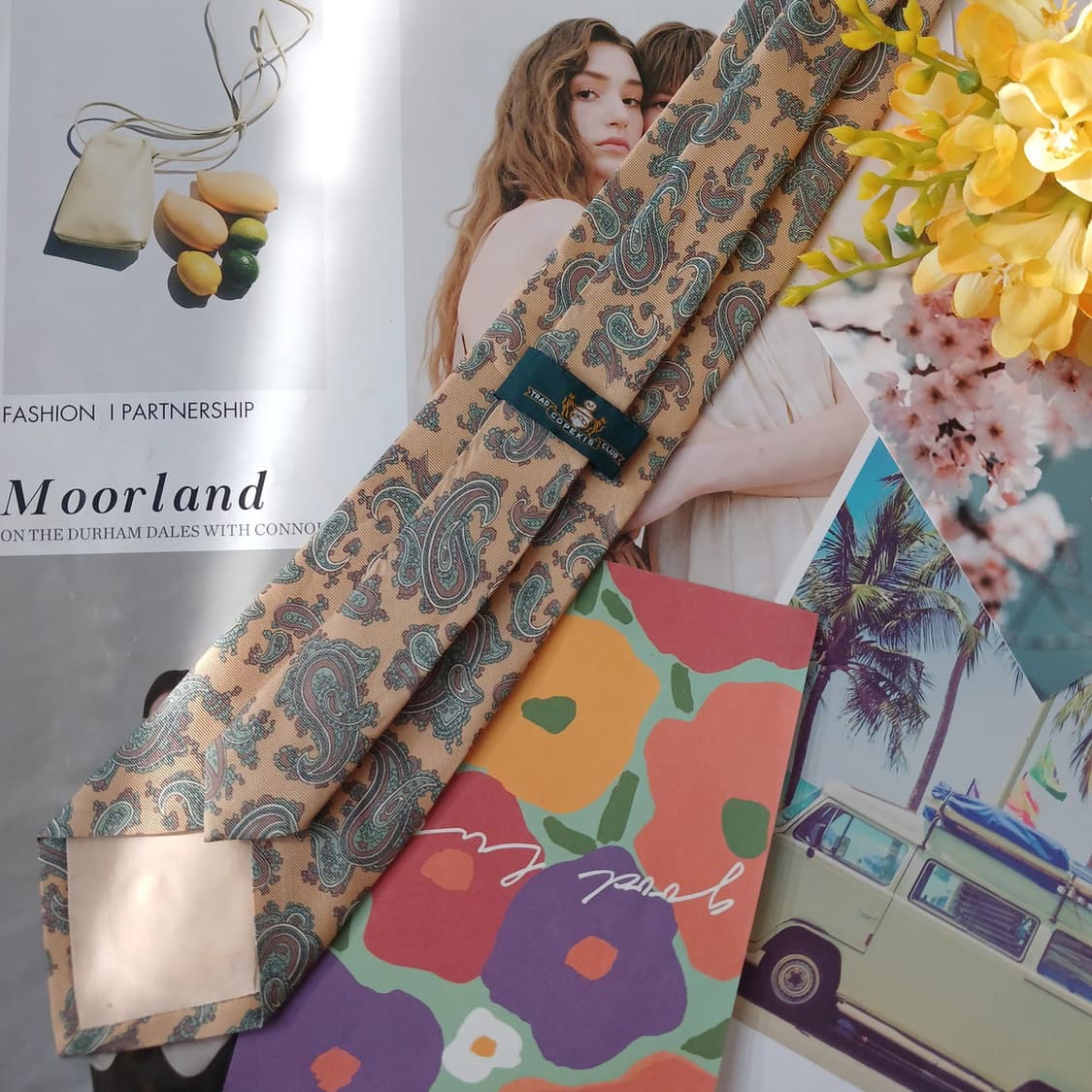 트래드 코페키스 클럽 실크 넥타이 8.3cm A+~A등급 A19005
 상품이미지3