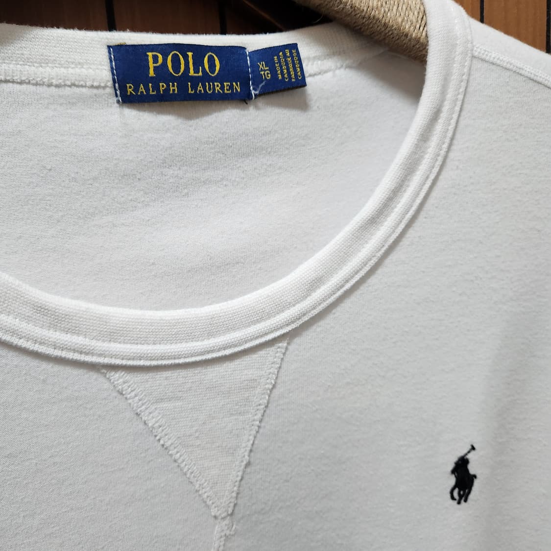 폴로 랄프로렌 맨투맨 화이트 상품이미지4