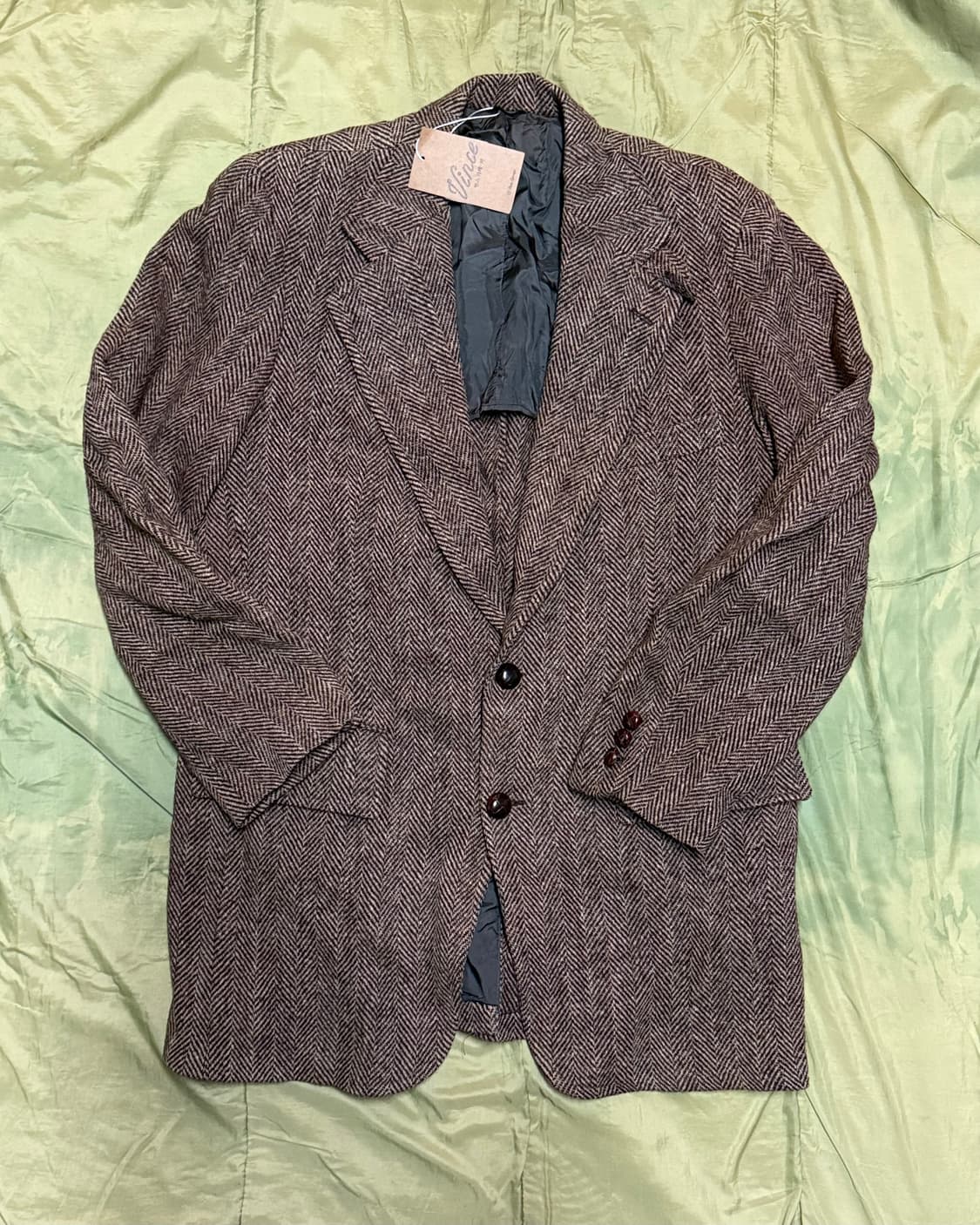 60-70‘s 해리스트위드 헤링본 트위드 울 자켓 41 상품이미지1