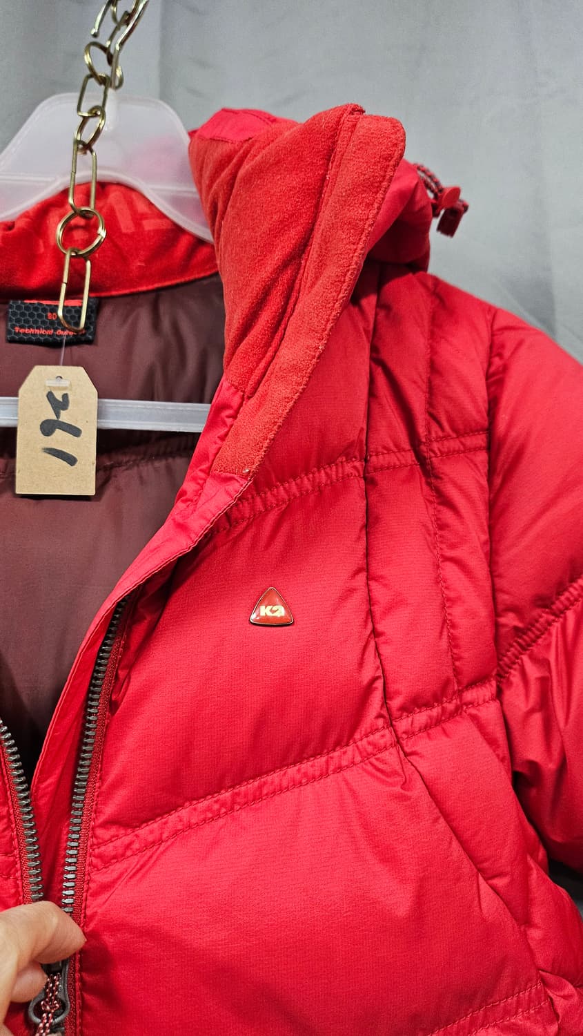 K2여성 레드 패딩 상품이미지5