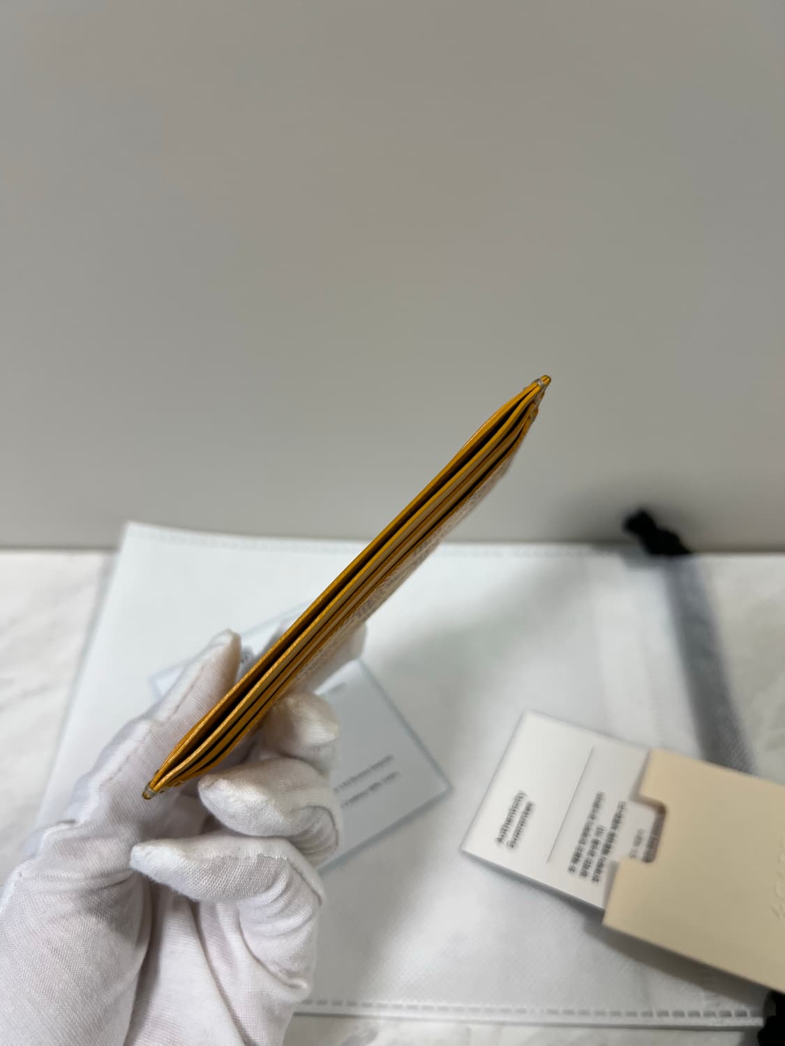 고야드 생쉴피스 카드지갑 옐로우 상품이미지8