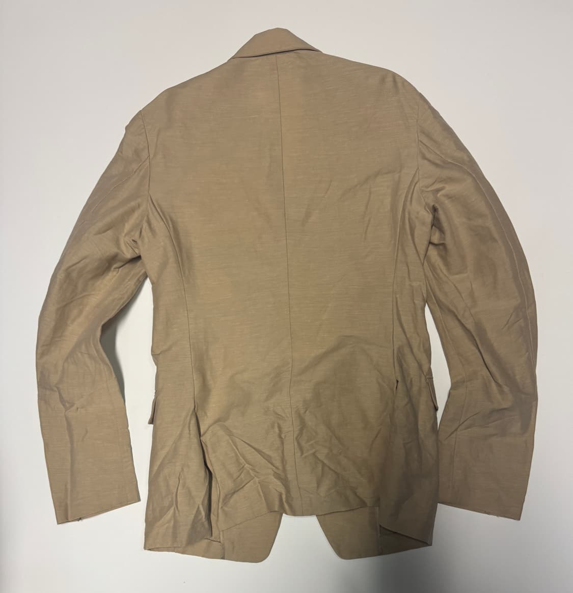 여성 클럽모나코 미니멀 린넨 자켓 베이지 상품이미지2