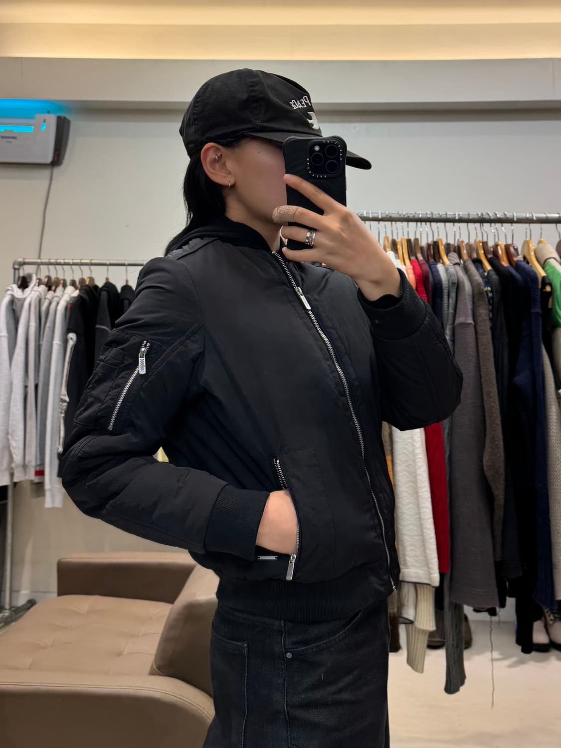 캘빈클라인진스 멀티지퍼 봄버 상품이미지6