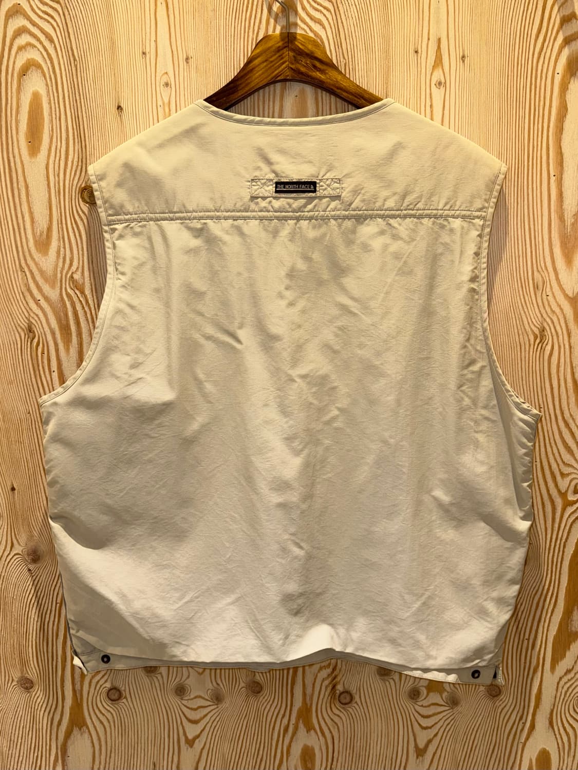 노스페이스 나일론 피싱 베스트 베이지 상품이미지4