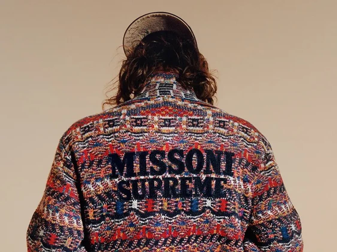 슈프림 x 미쏘니 니트 퀼팅 자켓 상품이미지1