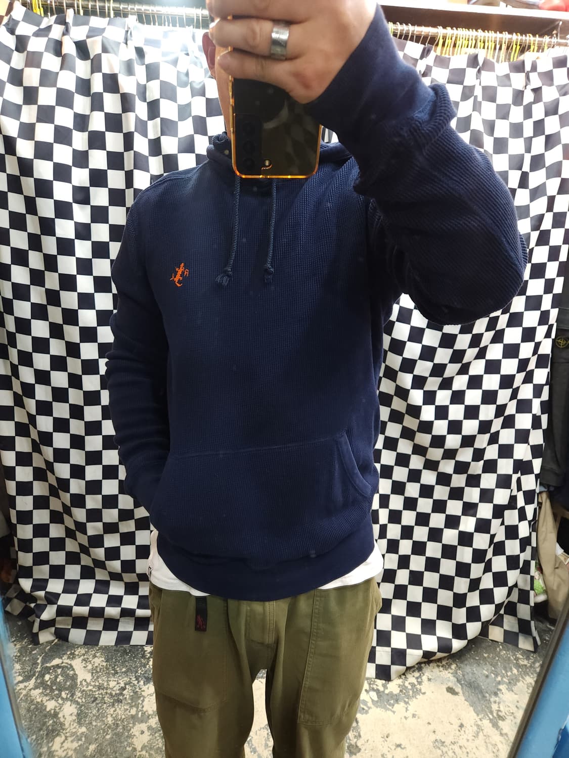 폴로 랄프로렌 네이비 와플 후드

 상품이미지8