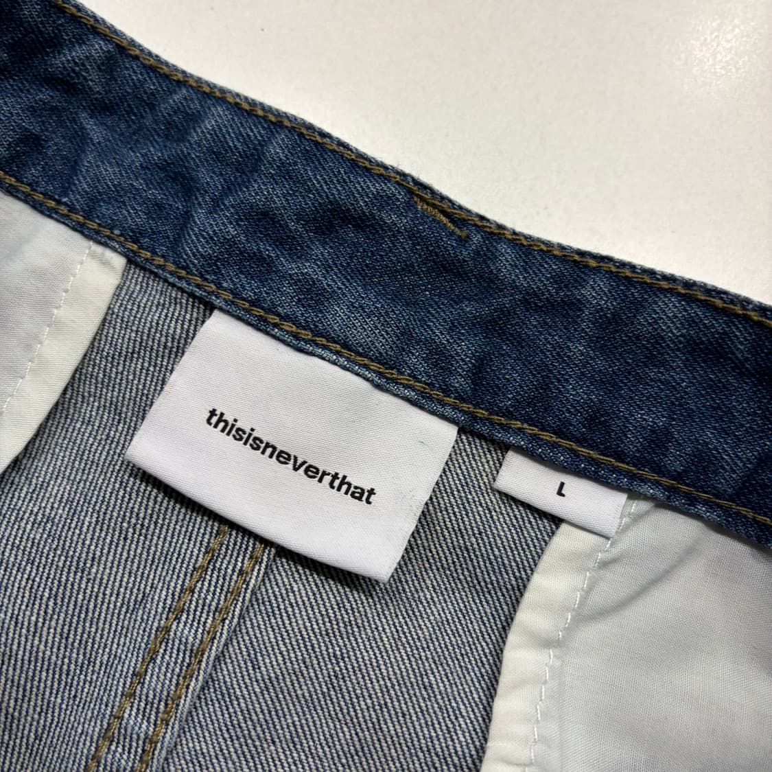 [L] 디스이즈네버댓 데님 카고 반바지 B855 상품이미지7