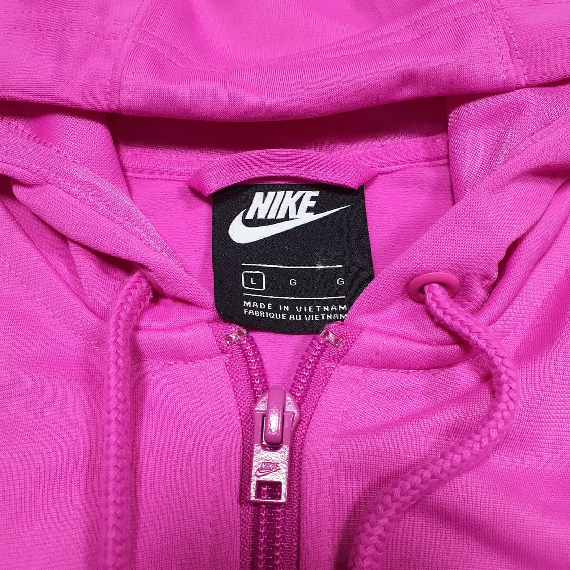 ✨ (바배) 나이키 핑크 크롭 후드 집업  상품이미지3