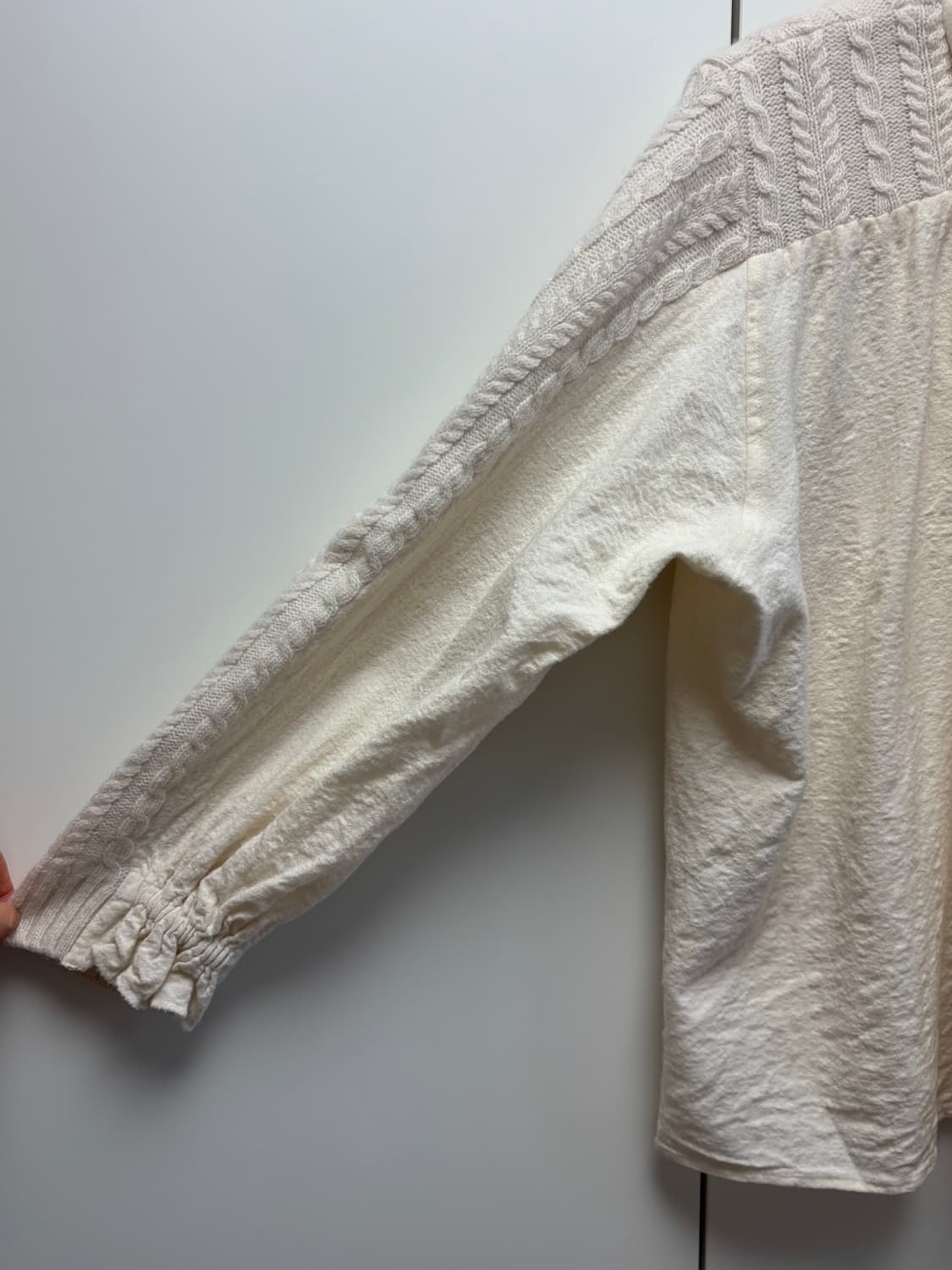 한섬 시스템 케이블 울 니트 상품이미지7