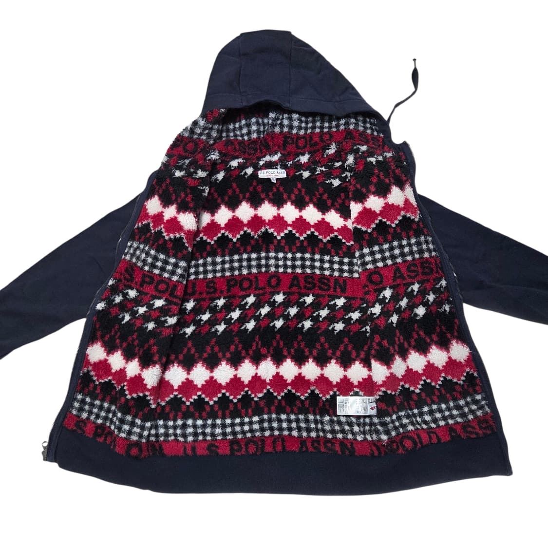 US POLO 양털 후드 집업  상품이미지4