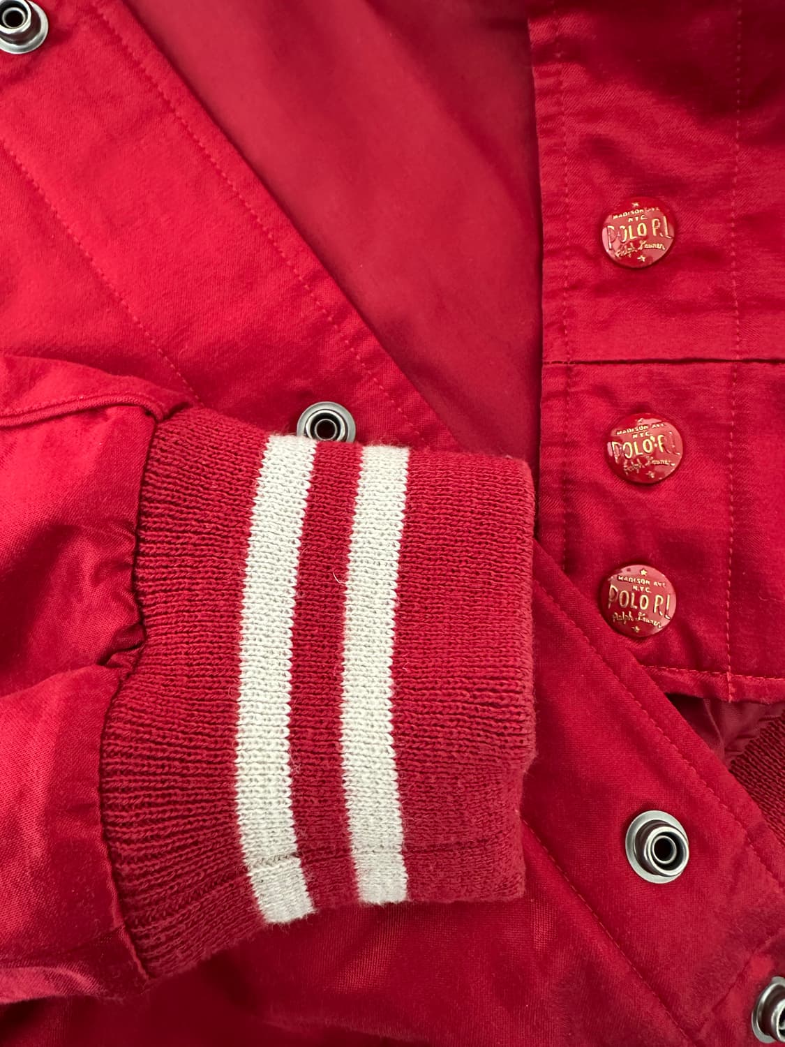 폴로 랄프로렌 뉴욕 양키스 새틴 바시티 자켓 L 상품이미지5