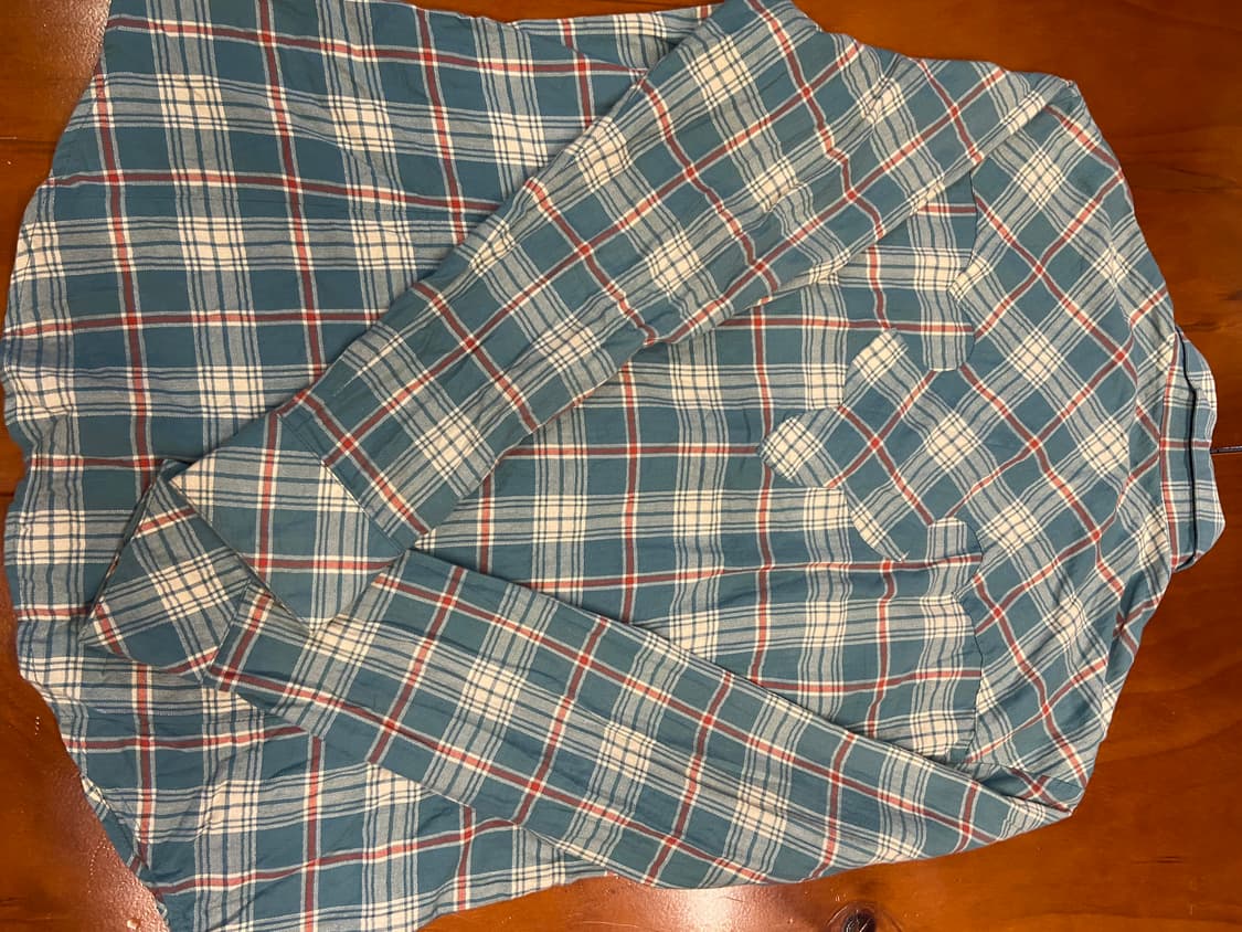 크롬하츠 레더패치 플란넬 셔츠 사이즈 L 상품이미지2