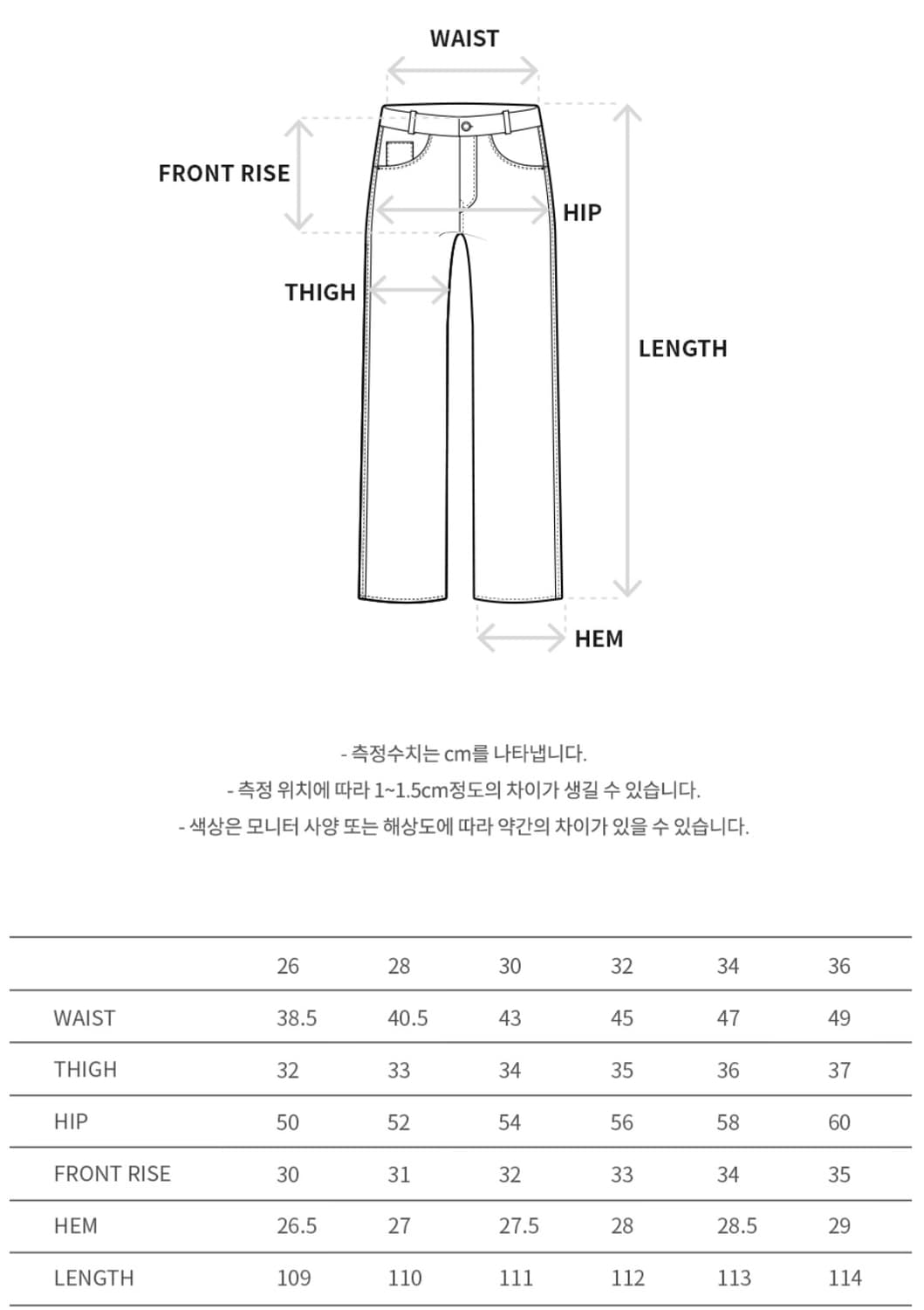 앤더슨벨 트롱프뢰유 프린티드 데님 팬츠30 상품이미지5