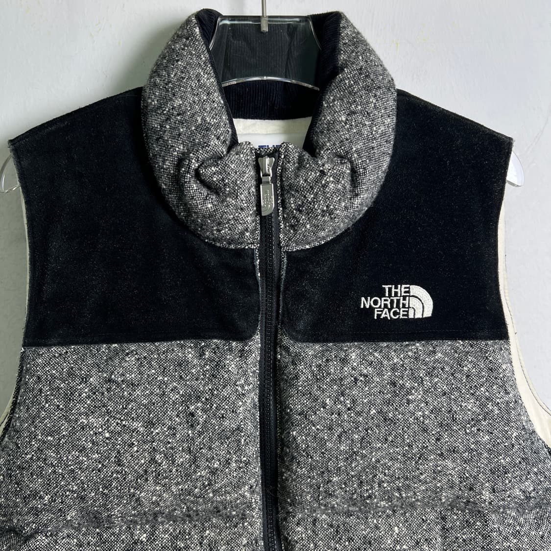 노스페이스 x eYe 준야와타나베 트위드 눕시 다운 베스트 M 상품이미지4