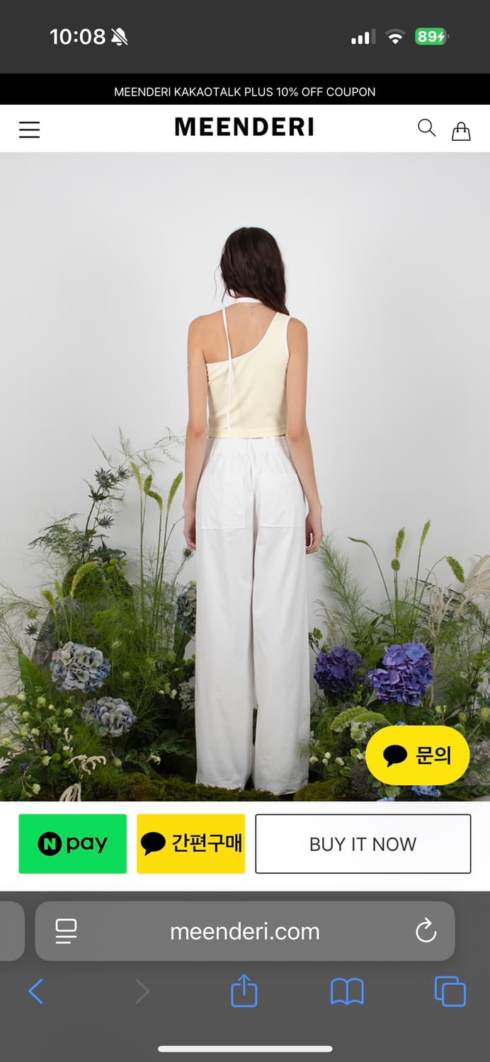 민더리 TRACK UNBALANCE SLEEVELESS TOP LEMON 상품이미지5