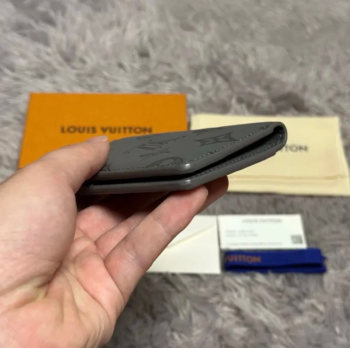 [풀구성] 루이비통 이클립스 쉐도우 오거나이저 카드지갑 그레이 상품이미지6