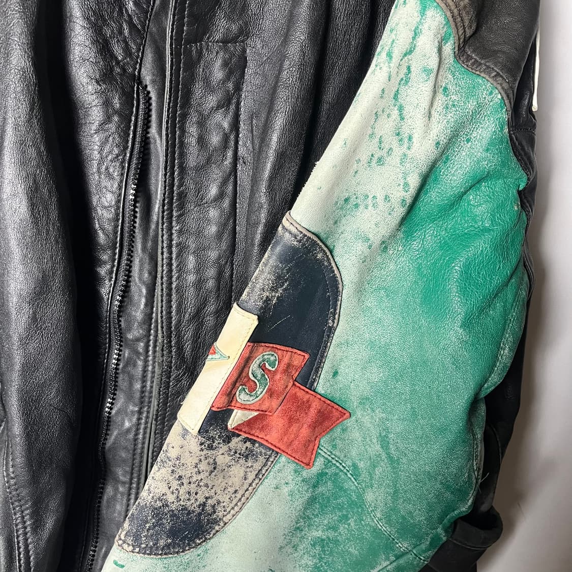 [Pelle Pelle] 90's 펠레펠레 잭슨 레더 봄버자켓 상품이미지4