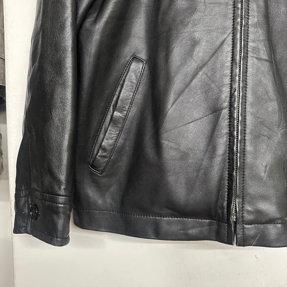 캘빈클라인 램레더 싱글라이더 자켓 상품이미지3