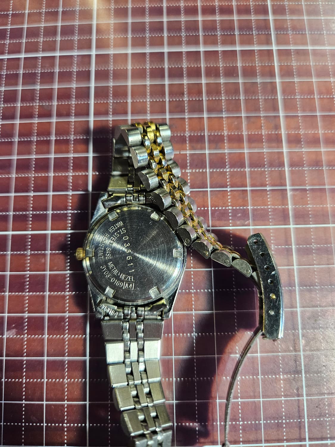 세이코 여성용 sq 슈퍼쿼츠 콤비  롤렉스오이스터 콤비 오마주 상품이미지4