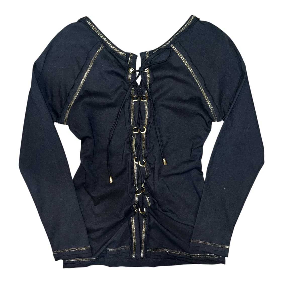 아일렛 글리터프린팅 긴팔티 y2k갸루펑크 상품이미지3