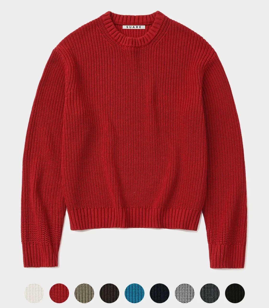 수아레 워셔블 크롭 하찌니트 L 상품이미지1