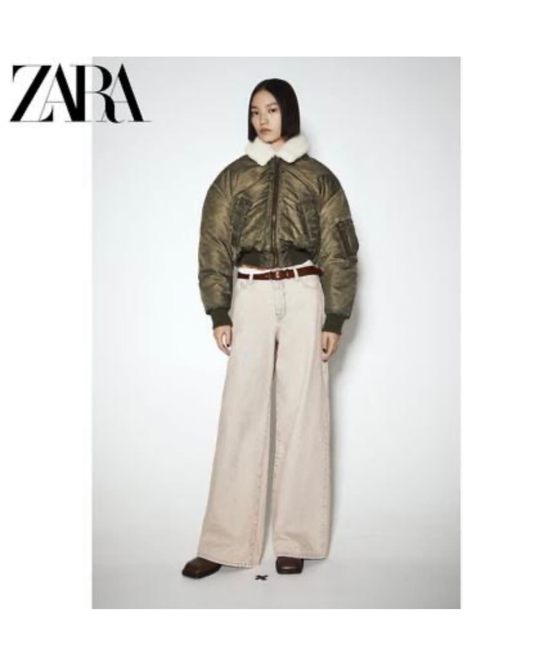 자라 빈티지 봄버 크롭 자켓 상품이미지3