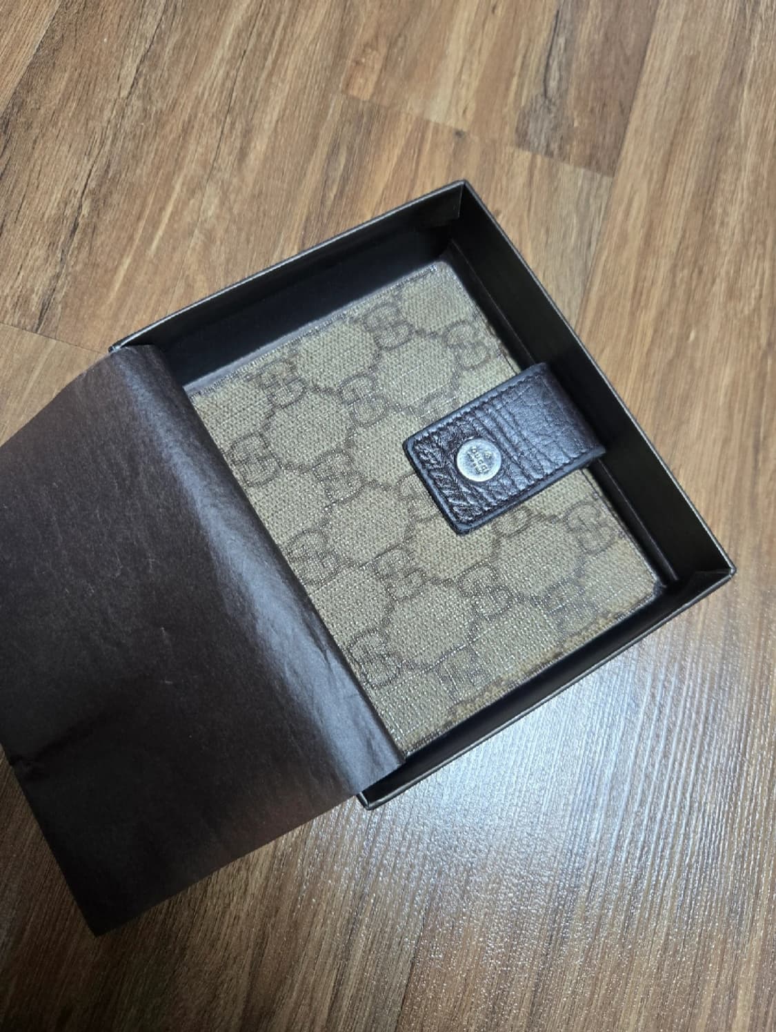 구찌 GG패턴 바이폴드 가죽 지갑 [정품 풀박스] 상품이미지1