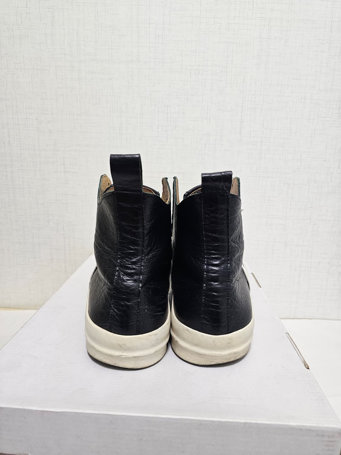 비뮈에트 컬렉션 릭오웬스 버팔로 가죽 하이탑 상품이미지3