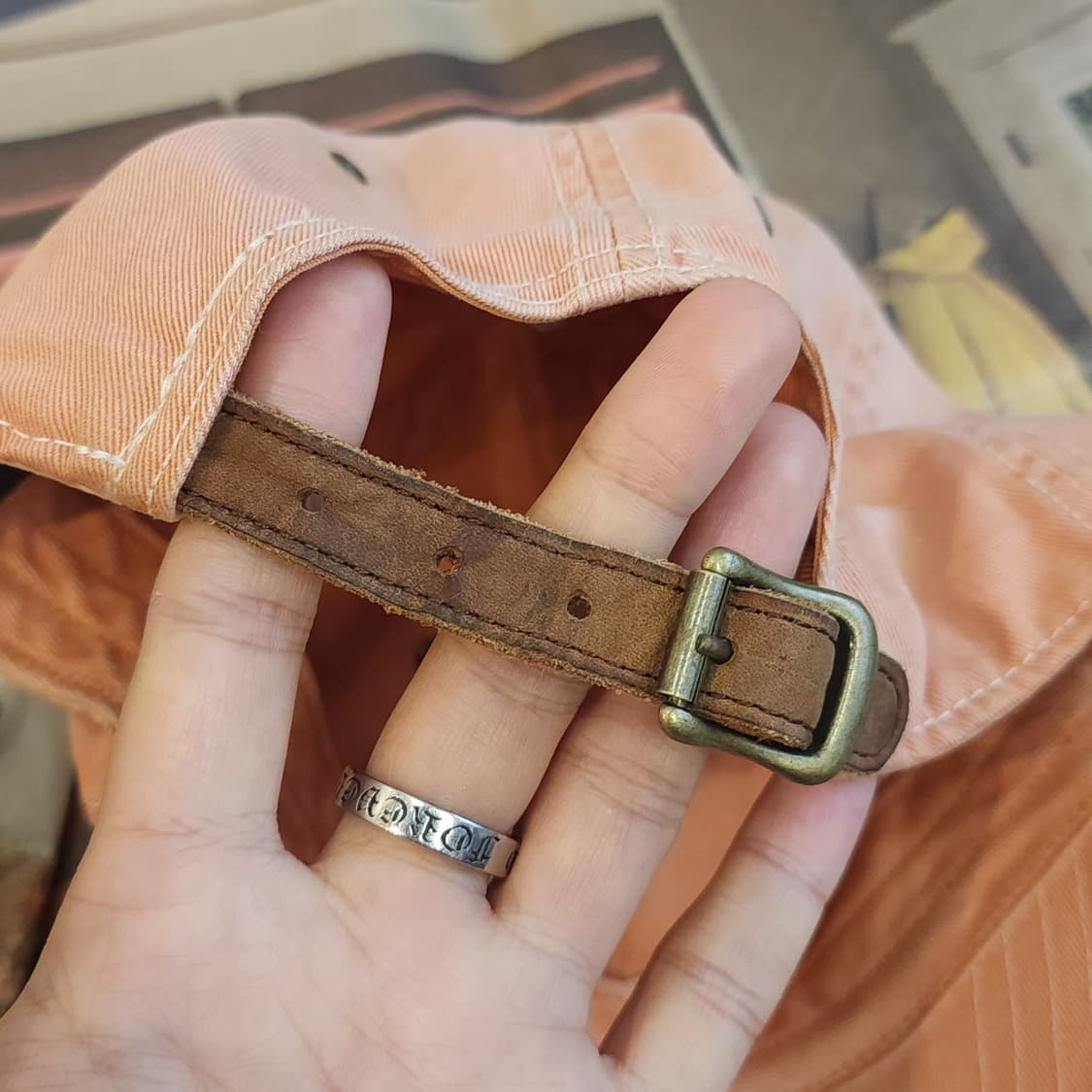 더블알엘 캡모자 트러커 캡모자 핑크 한정판 원형 F 상품이미지5