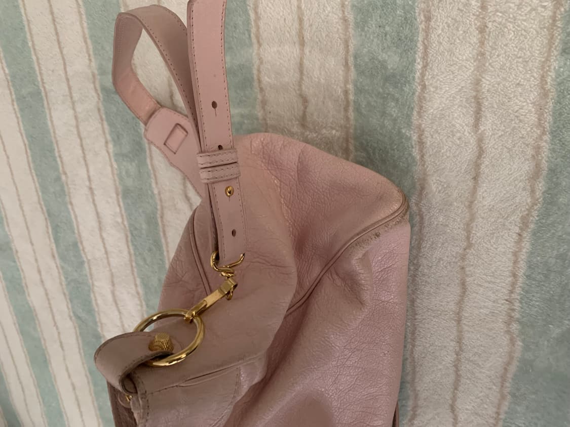 발렌시아가 모터백 시티백 핑크 가방 상품이미지5