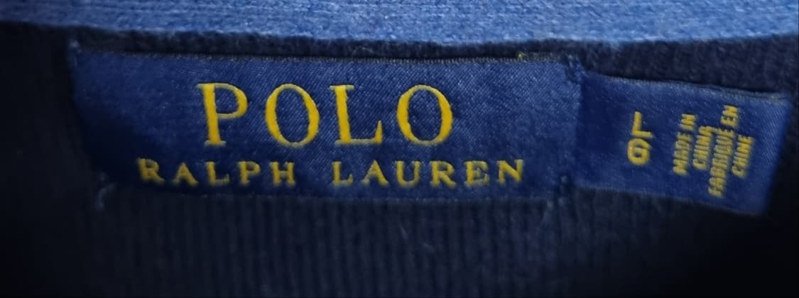 L (100) 폴로랄프로렌 네이비 코튼 니트 상품이미지3