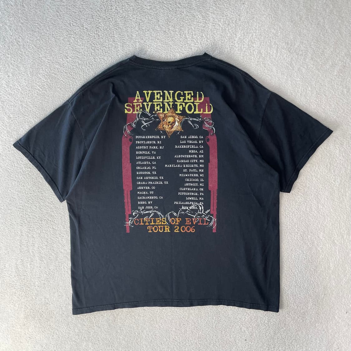 어벤지드 세븐폴드 City of Evil 락티셔츠  상품이미지2