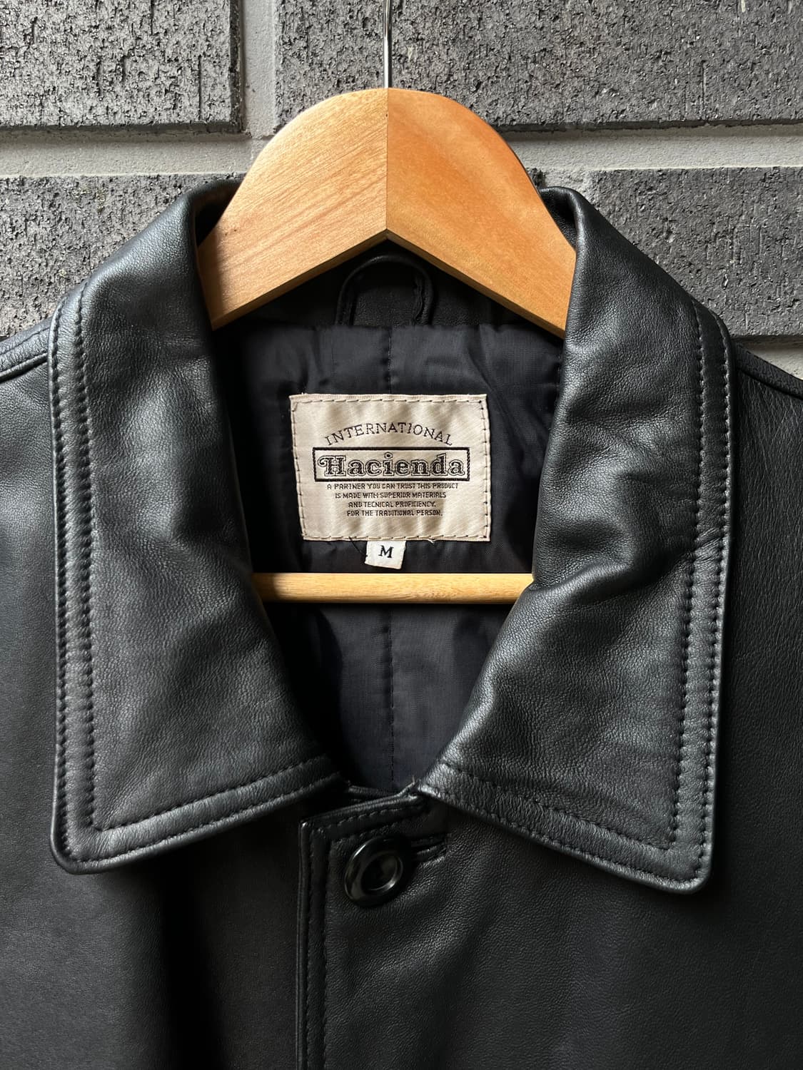 90s lambskin 양가죽 미디 자켓 상품이미지5