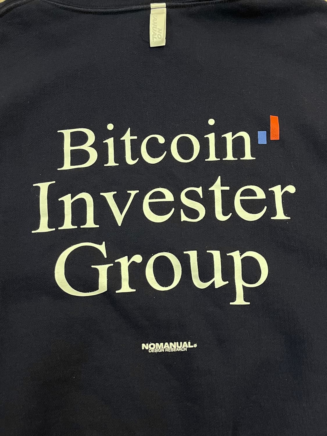 노매뉴얼 비트코인 후드티 네이비 S  #csz3323 상품이미지9