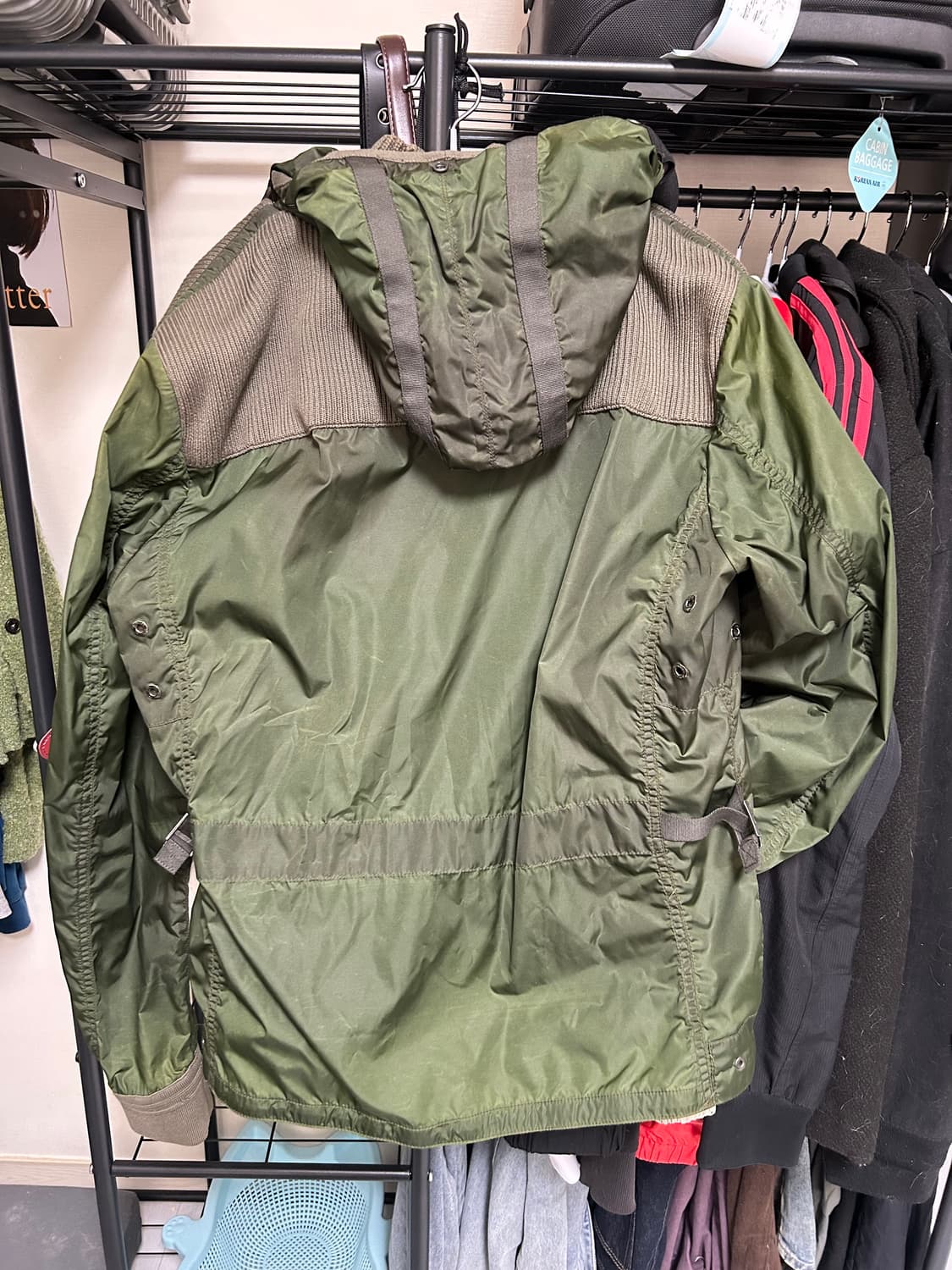 빈티지 몽클레어 그린 바람막이 자켓 상품이미지2