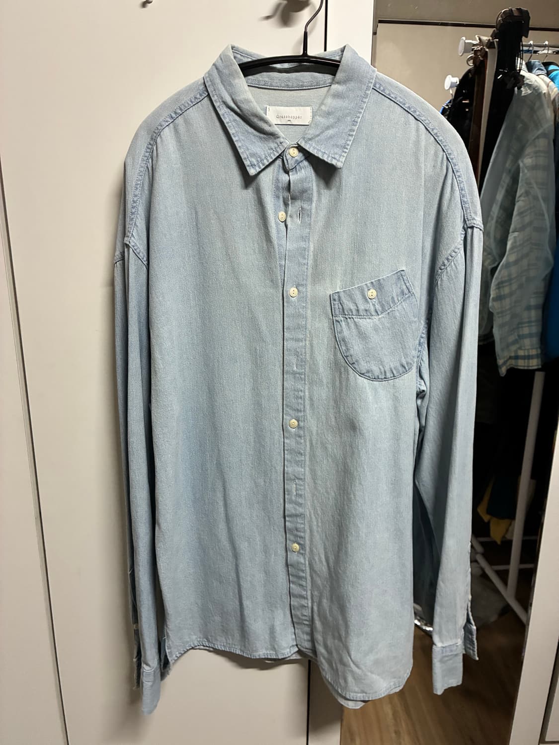 하늘색 셔츠 L/100 상품이미지1