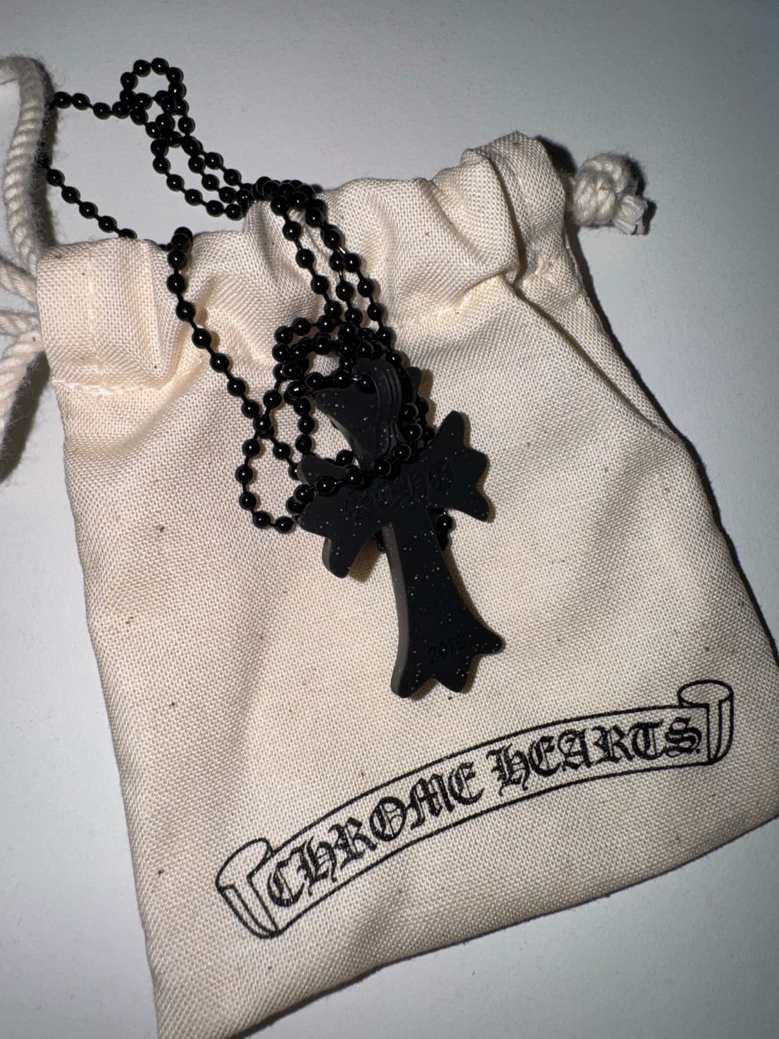 크롬하츠 실리크롬 블랙글리터 목걸이 상품이미지4