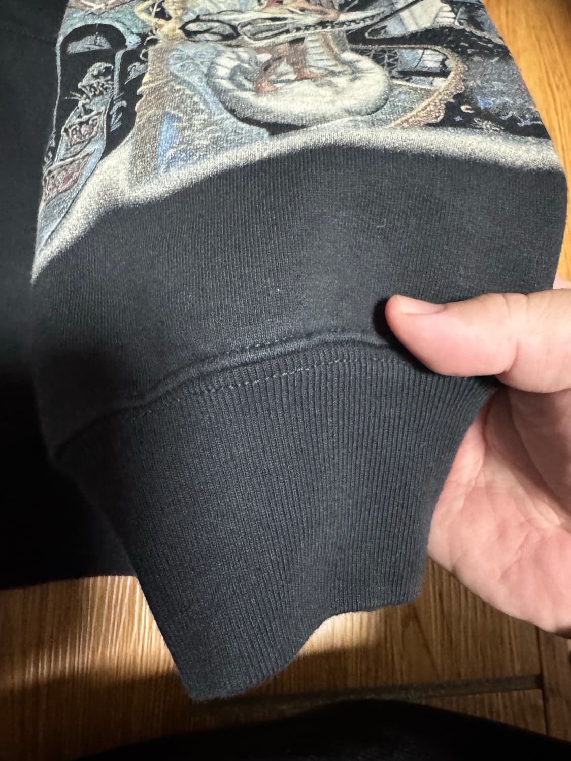 슈프림 마이클잭슨 후드집업 블랙 XL 상품이미지6